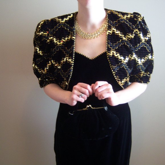 Vintage Velvet 3 pieces outfit from 1980. - Picture 2 of 12